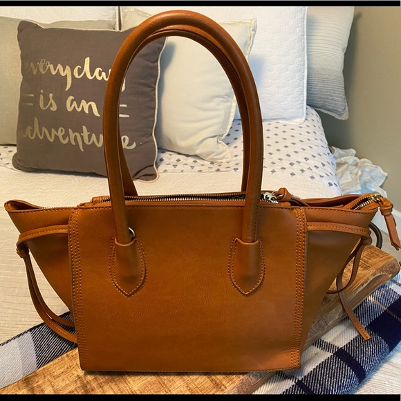 Sole Society Faux Leather Tote - Picture 2 of 10